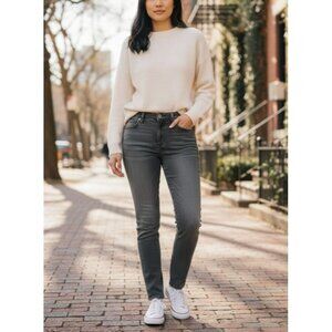Banana Republic Womens Skinny Ankle Jeans Size 29 Gray Denim